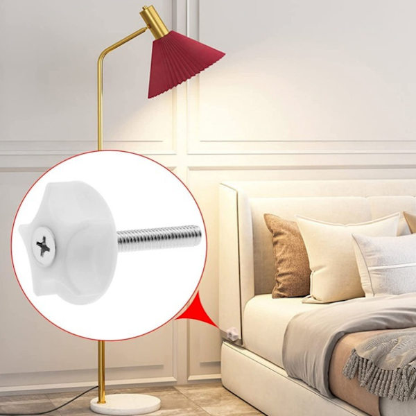 Stykke sengegavl tilbehør Heavy Duty sengegavl skruer og skiver til sofa seng tilbehør