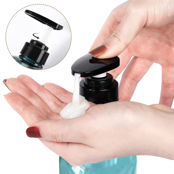 3-pack Duschgelflaska med Squeezer, Blå 500ml Återanvändbar Lotionflaska