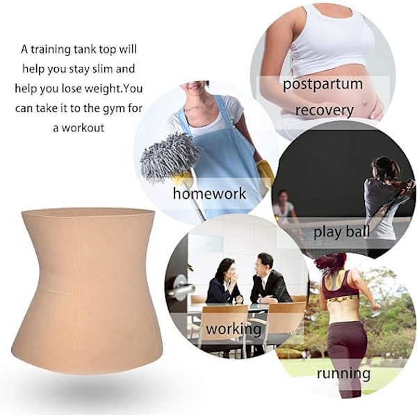 （93,3-110 cm）Taljetræner til kvinder Sømløst post-partum genopretningsbælte Shapewear Mavekontrol Vægt