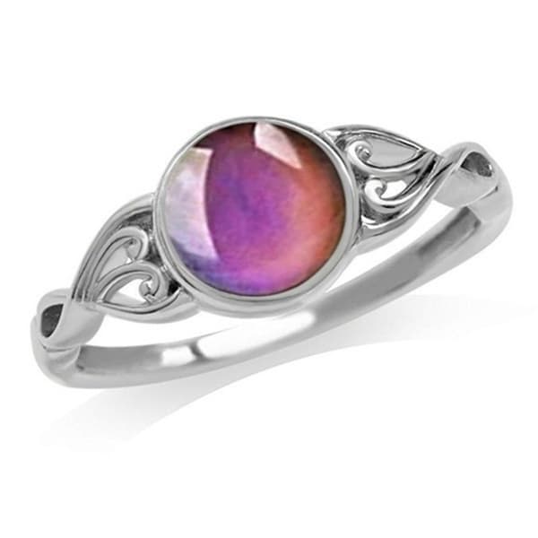 Fingerring med regnbågsfärger i rostfritt stål (ring, 3 stycken)