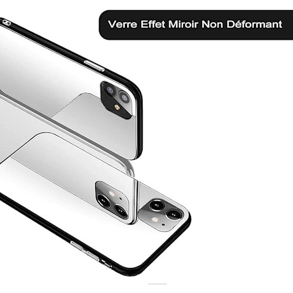 Fodral för iPhone 15 Pro Max Spegel, Spegelskal Spegelöverdrag Non-D