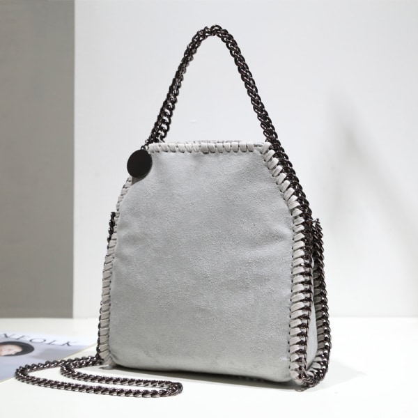 Sac à bandoulière gris pour femmes, sac à bandoulière à la mode,