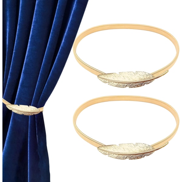 (Golden Feather, 2st) Lämplig för gardiner Metallgardinband A