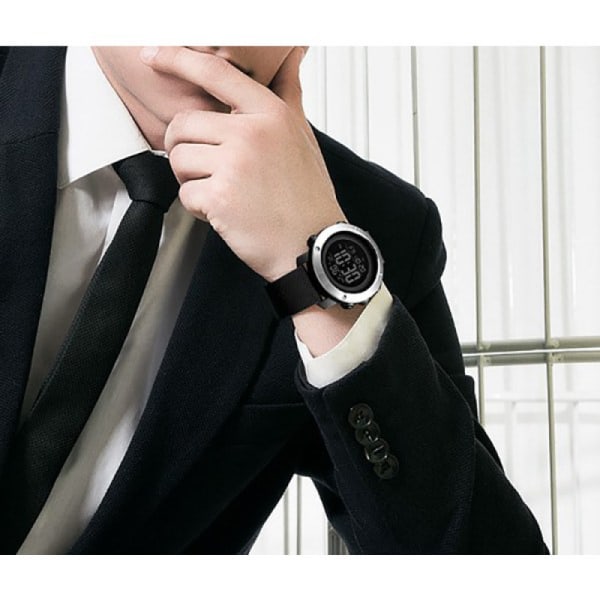 Armbandsur Herr åttkantigt rostfritt stål analog watch