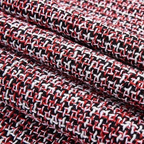 Triangulär halsduk - blå och vit, varm och elegant damvinterscarf