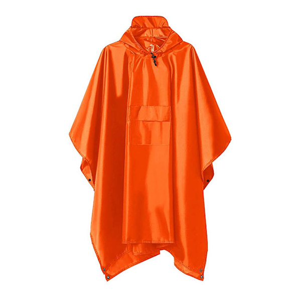 Poncho - Sadetakki - Sadetakki Unisex - Pitkä Sadetakki Huppulla - Sadetakki - Vedenpitävä