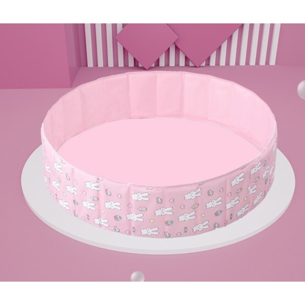 (Bollen ingår inte, rosa φ100 cm) Hopfällbar bollpool lekplats för baby och barnleksak för pojkeflicka