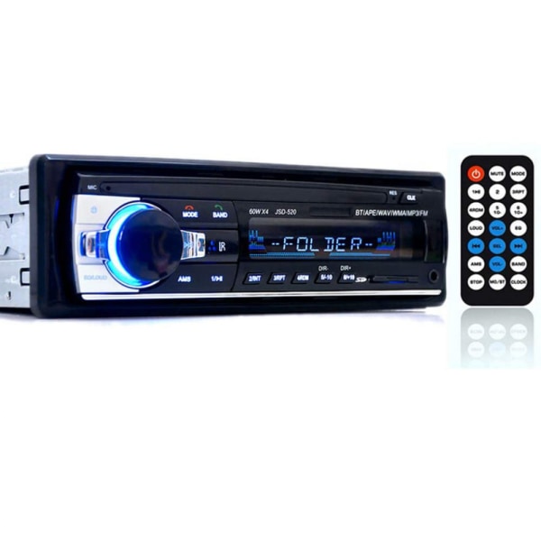Bil MP3 Radiospelare Bandspelare Bluetooth Multimedia FM Stereo