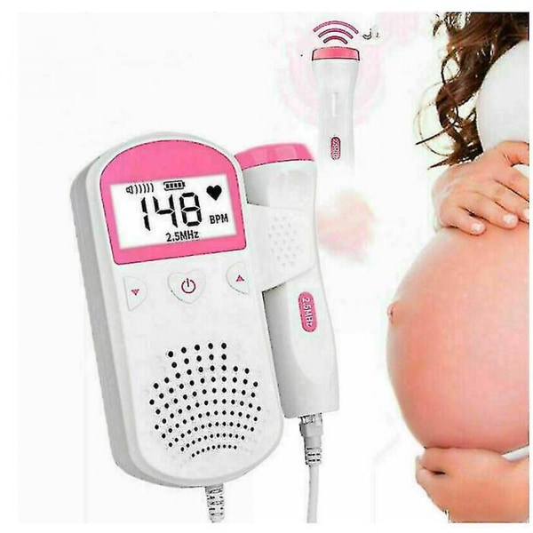 Baby LCD ultraljudsdetektor Fetal Prenatal