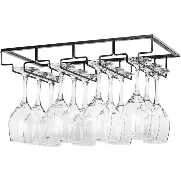 Glashållare hängande glashållare bägarehållare vinglashållare 5 skenor