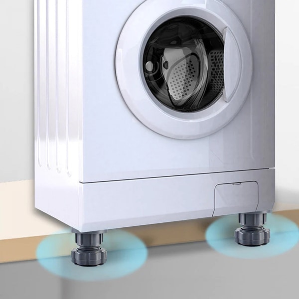 Vibrationsdämpare tvättmaskin 4 delar justerbar