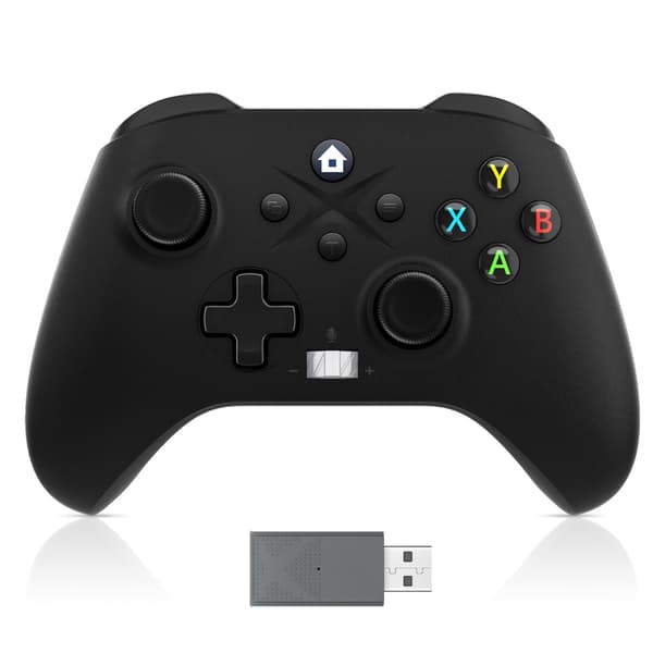 Trådløs controller med gamingvibration, Hall-effekt, 6-akset gyrosensor, turbofunktion og gamepads til Xbox One S/X/Series S/X/Switch black