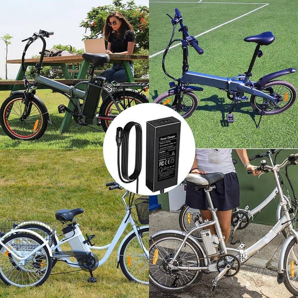 54.6V 2A El-scooteroplader til Evercross H5, Vsett 8, 8+, 9+, JOYOR S5, G5, Y7-S, KAABO Mantis 8, 8 Pro, Zero 8, 9 54.6V 4A EU PLUG