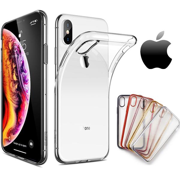 iPhone Xs MAX Skal  Superslimmat TPU Skal-5st Färg Röd