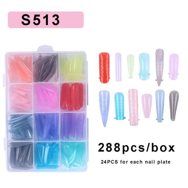 120/150 st Dual System Nagelforms Set för Akrylförlängning S513