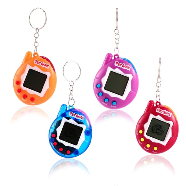 Transparent 168-i-1 Virtual Pet Toy - Nostalgisk Cyber ​​Digital Pixel Fun för barn 7