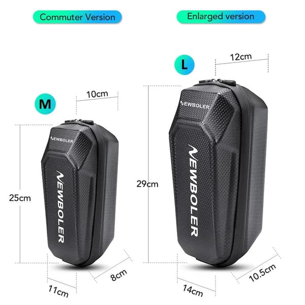 NEWBOLER El-Scooter Fronttaske 5L EVA Vandafvisende Quick Release Universal til Xiaomi BAG239-3L