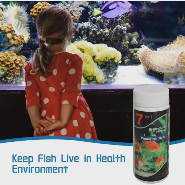 Akvariumtestremsa Sötvattenspool Akvariumvatten pH-testremsor Vattenkvalitet Akvariumtestremsa pH-kvalitetskit For Pool 150pcs-6in1