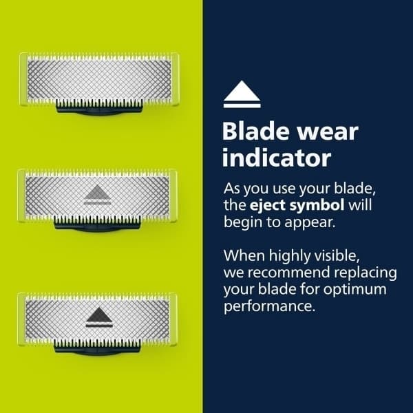 Rakblad kompatibel med Philips Oneblade Replacement, 1, 2 - eller 3-pack. 3 Pcs