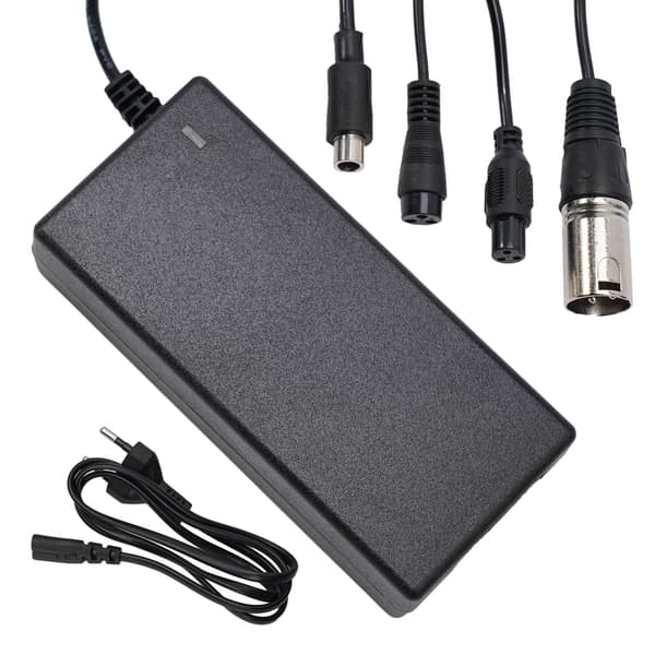 42V 2A oplader med 5 stik til 24V-36V litiumbatteri til elektrisk scootertilbehør US