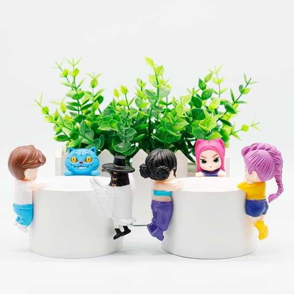 Kpop Demon Hunters Saja Blind Box Figure - Anime Samlarobjekt för barn, Cosplay och julklappar Random 3pcs