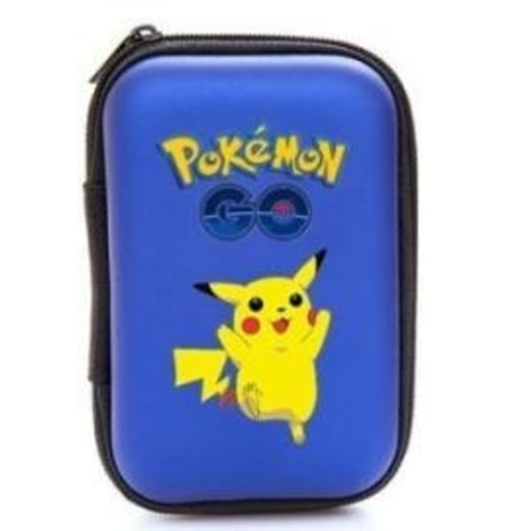 Pokemon Pikachu Spelkortshållare Album Hard Case Förvaringsbox Blå