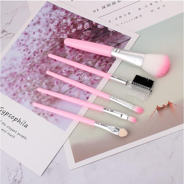 Make-up brush set in 5 parts - Make Up brush 5 pcs Make-up brushes