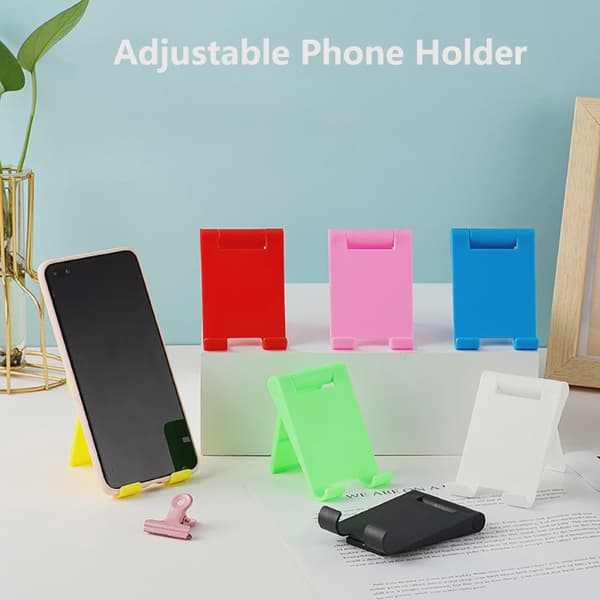Justerbar, foldbar telefonholder til Xiaomi iPhone 12 13 Pro Max tablet, skrivebordsstøtte White