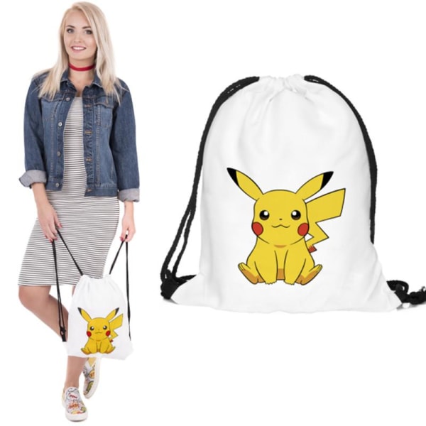 Pokemon Pikachu gym taske rygsække gym taske skulderstropper e437 | Fyndiq