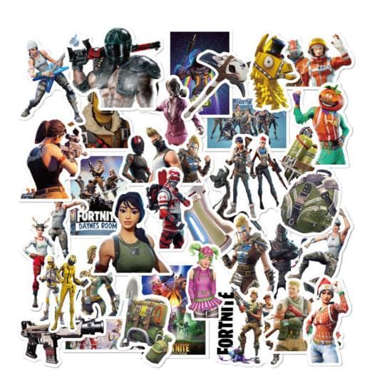 Fortnite stickers 104pcs
