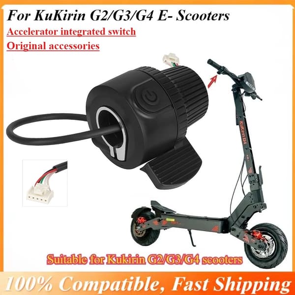 KugooKukirin G2/G3/G4 Elscooter Gasreglage Gaspedal Kit Accelerator switch