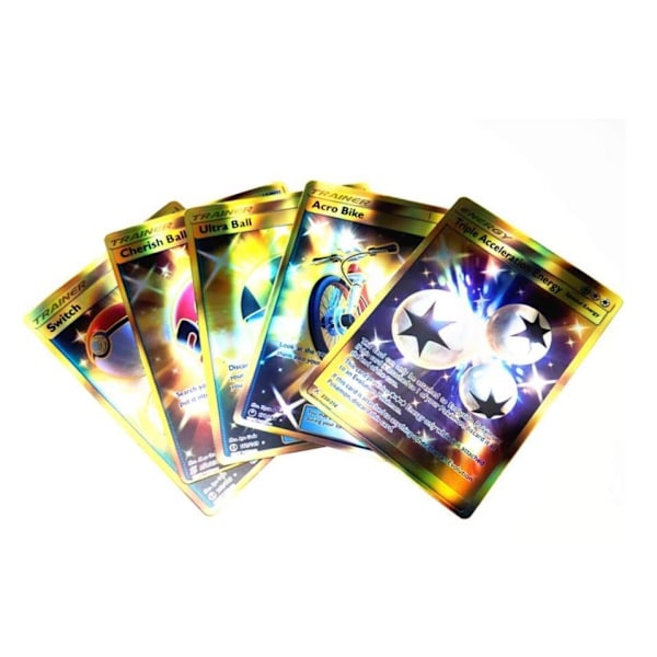 Pokémon Flash Trading kort 100pcs Pokemon Cards Set Cartoon