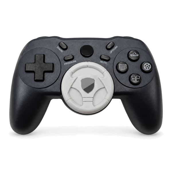 Racingspel Bluetooth-ratt Racingspelkontroll black