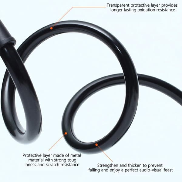 Lazy Desktop Bedside Clip Phone Holder Fleksibel Lang Armholder til Smartphone E