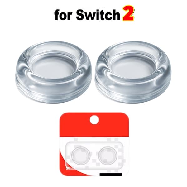 16-2 stk. til Switch 2 analoge tommelfingergrebsdæksler bløde silikone spilcontroller beskyttende, skridsikker joystick-dæksel til NS Switch2 16PCS-Mixed