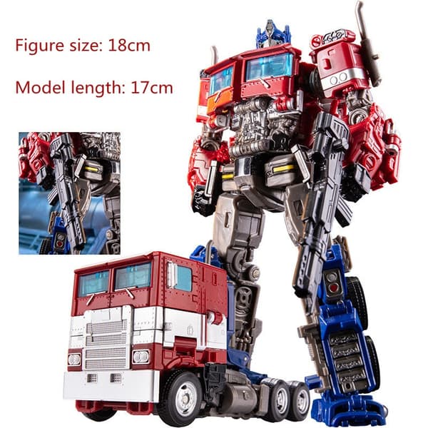 YS04A Optimus Prime Robot Car Action Figur - Legerad plasttransformationsleksak för barns födelsedagspresent 8801