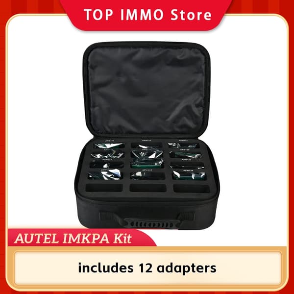 Originalt Autel IMKPA nøgleprogrammeringsadapter tilbehørssæt fungerer med IM608Pro II/IM508S/XP400 Pro IMKPA Kit