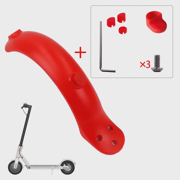 Xiaomi Mijia M365/Pro Elscooter Stänkskärm med Bakljus och Kabeldelar Set E