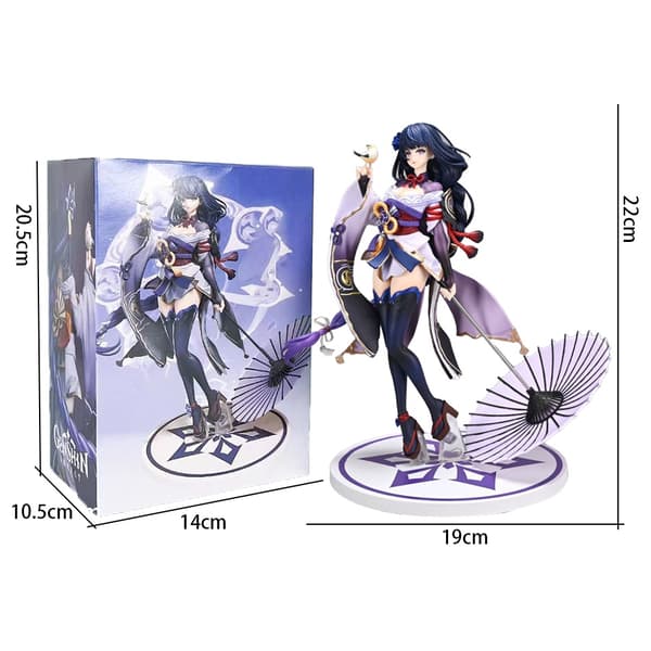 22 cm Genshin Impact Beelzebul figur - vacker flickdocka leksak för samling och prydnadsföremål no box size 22