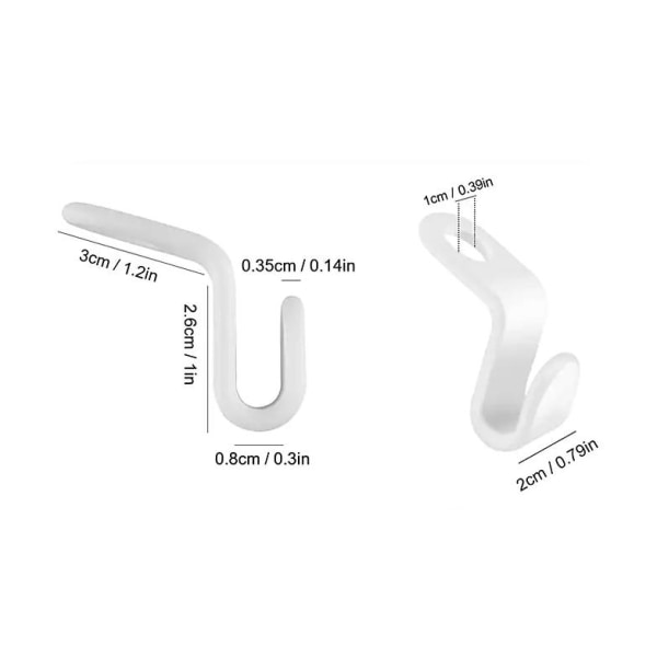 10-pak - Tøjbøjlekrog til bøjle - Spar plads i garderoben