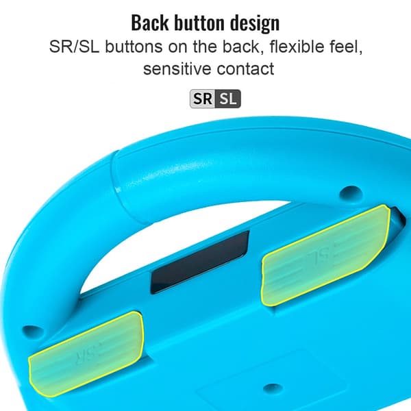 2 stk. venstre højre spil rat controller håndtag holder greb joycon controller gamepad til Nintendo Switch OLED NS Red Blue