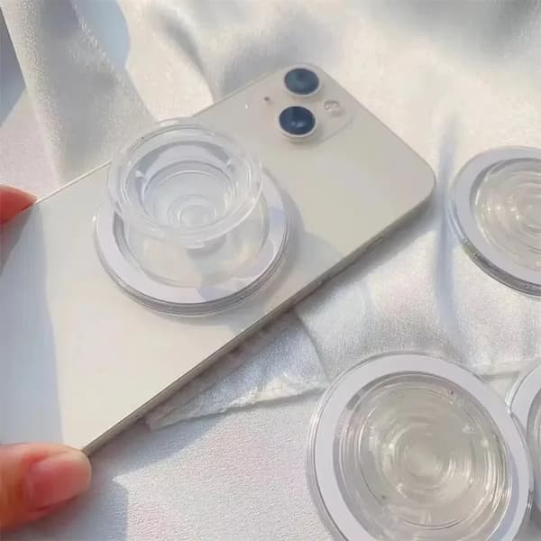 Magnetisk udvidelig ringstativ foldbar telefonholder til iPhone Samsung Xiaomi B
