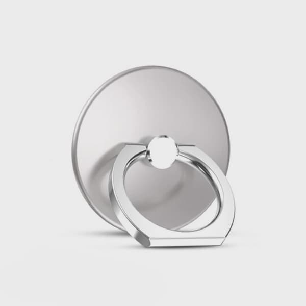 360° roterende basistelefonholder ringstativ mobiltelefontilbehør Silver