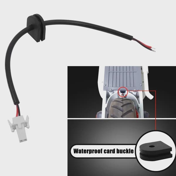 1-5 stk. foldbart LED-batterikabel til Xiaomi M365 elektrisk scooter smart baglygtetilbehør 5PC