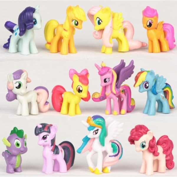 12 Pack My Little Pony Figurer