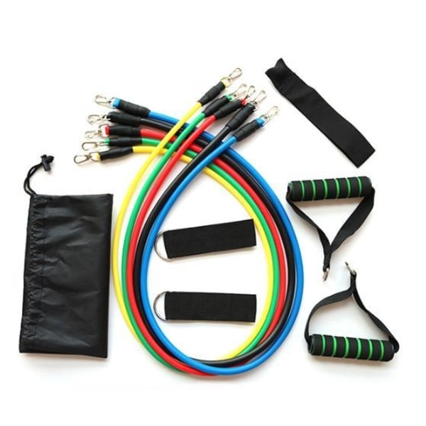 5-Pack Exercise Bands with Handles / Resistance Bands / Rubber Bands