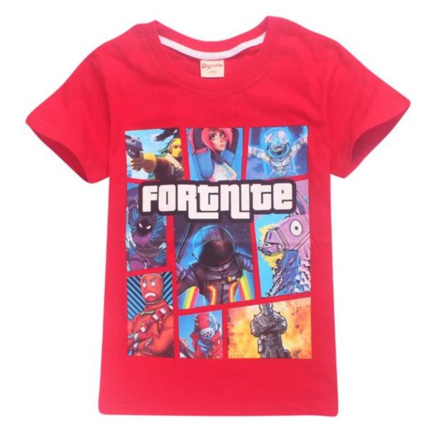 Fortnite T-Shirt for Kids Red 160 (Modell 8391)