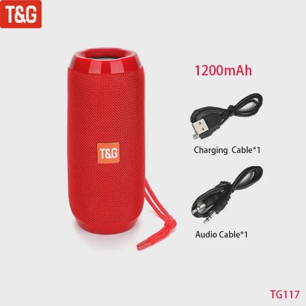 Trådløs bærbar Bluetooth-højttaler Caixa De Som Bluetooth-musikboks til radio FM-subwoofer Blootooth-lyd håndfri Baffe Blue