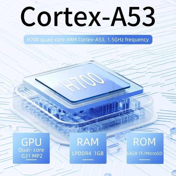 ANBERNIC RG40XXV: 64-bitars Linux Retro Gaming Console, 4" IPS-skärm, 5G WiFi, Bluetooth, HD-utgång 64G White