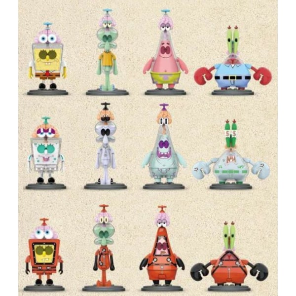 SvampBob Figurer Spongebob Squarepants Blind Box julklappar